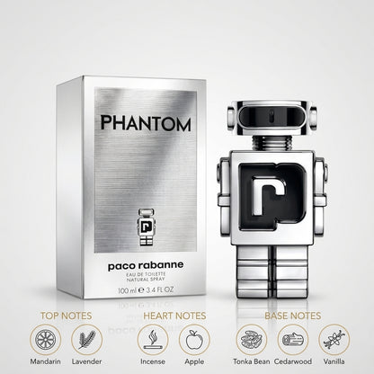 Paco Rabanne Phantom EDT 100ml Perfume for Men