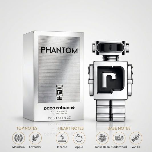 Paco Rabanne Phantom EDT 100ml Perfume for Men
